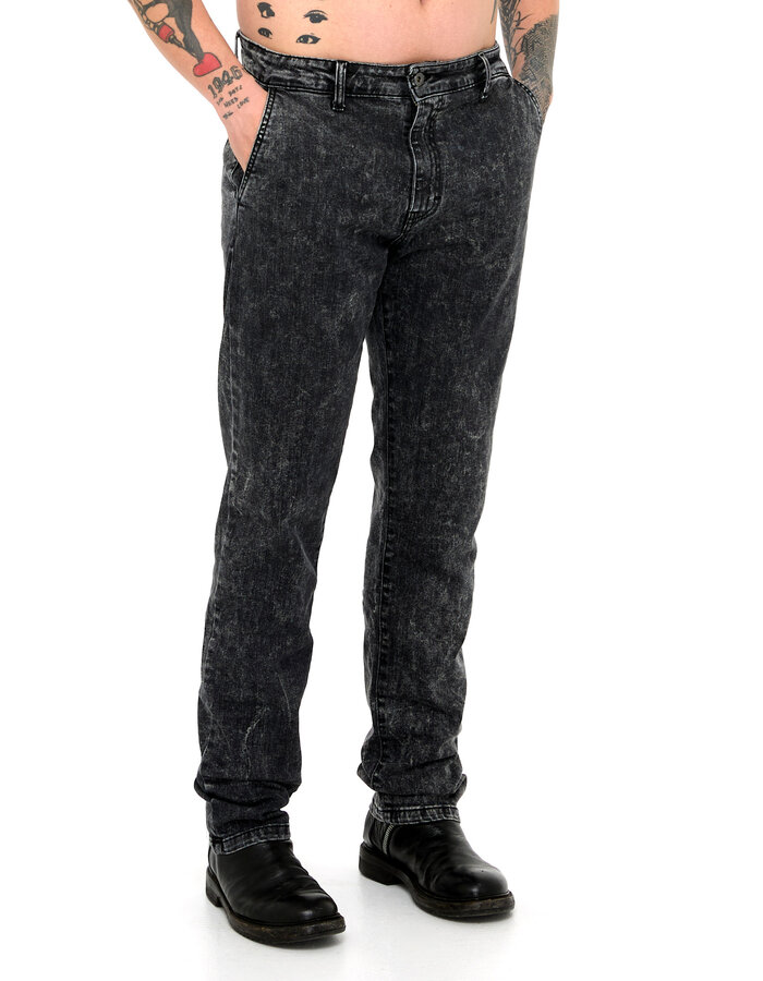 LA HAINE INSIDE US STONE WASH SLIM JEAN