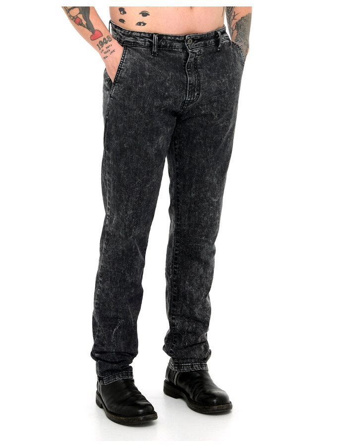 LA HAINE INSIDE US STONE WASH SLIM JEAN