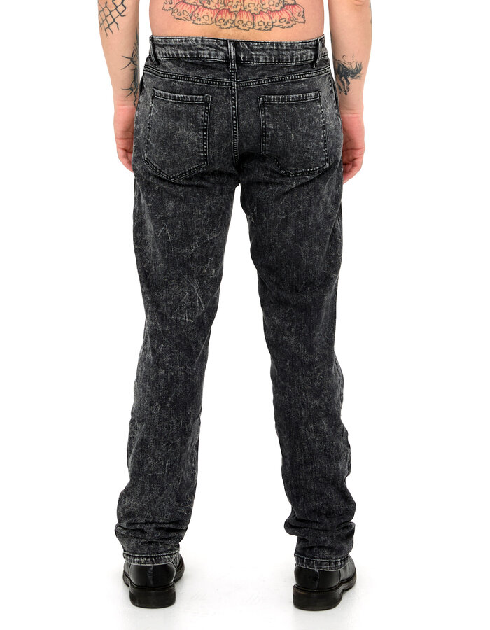 LA HAINE INSIDE US STONE WASH SLIM JEAN