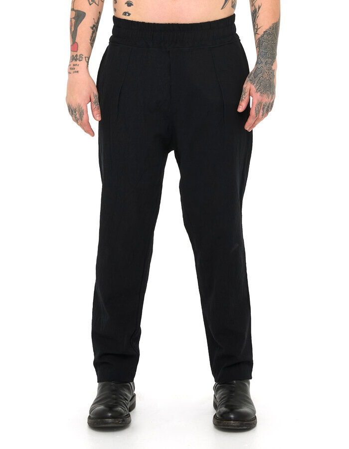 LA HAINE INSIDE US BOX PLEAT JACQUARD TROUSER
