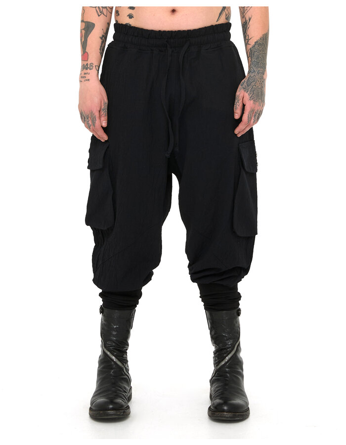 LA HAINE INSIDE US COTTON JACQUARD BAGGY CARGO