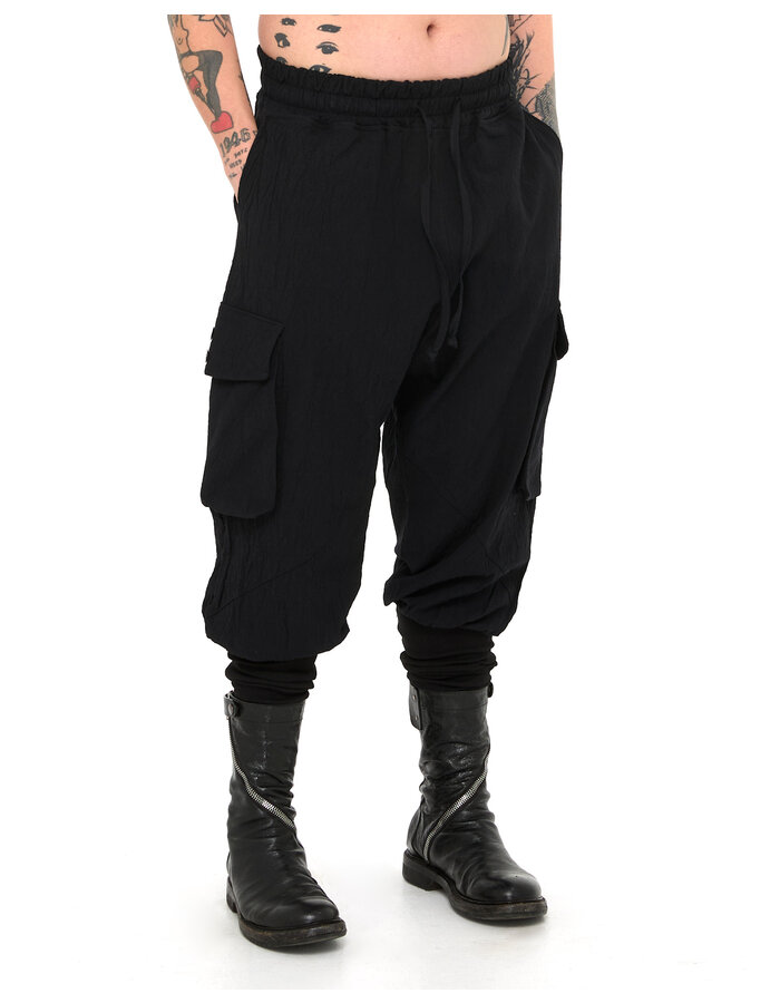 LA HAINE INSIDE US COTTON JACQUARD BAGGY CARGO