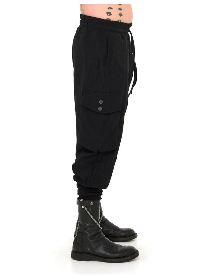 LA HAINE INSIDE US COTTON JACQUARD BAGGY CARGO
