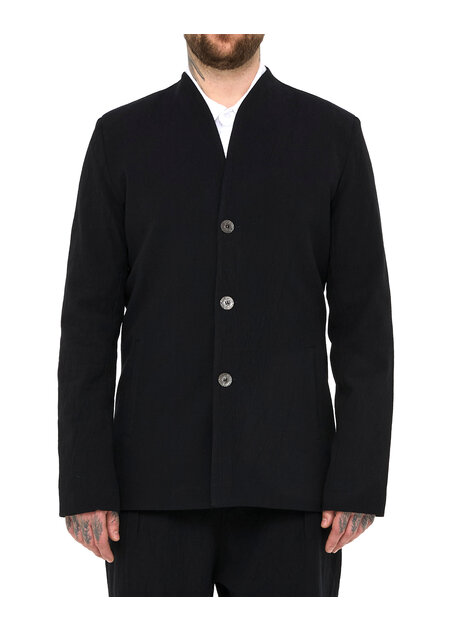 LA HAINE INSIDE US COTTON JACQUARD 3 BUTTON BLAZER