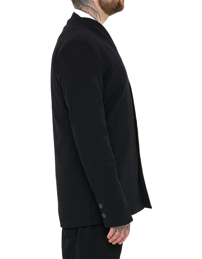LA HAINE INSIDE US COTTON JACQUARD 3 BUTTON BLAZER
