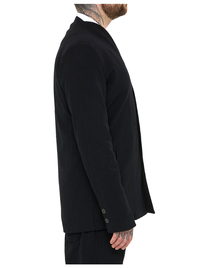 LA HAINE INSIDE US COTTON JACQUARD 3 BUTTON BLAZER