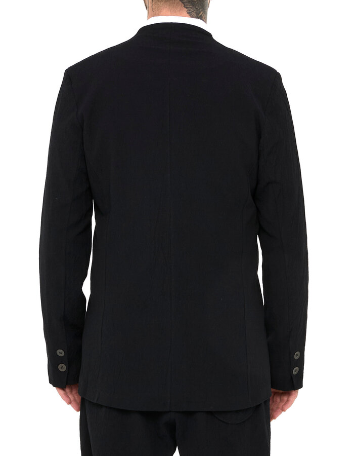LA HAINE INSIDE US COTTON JACQUARD 3 BUTTON BLAZER