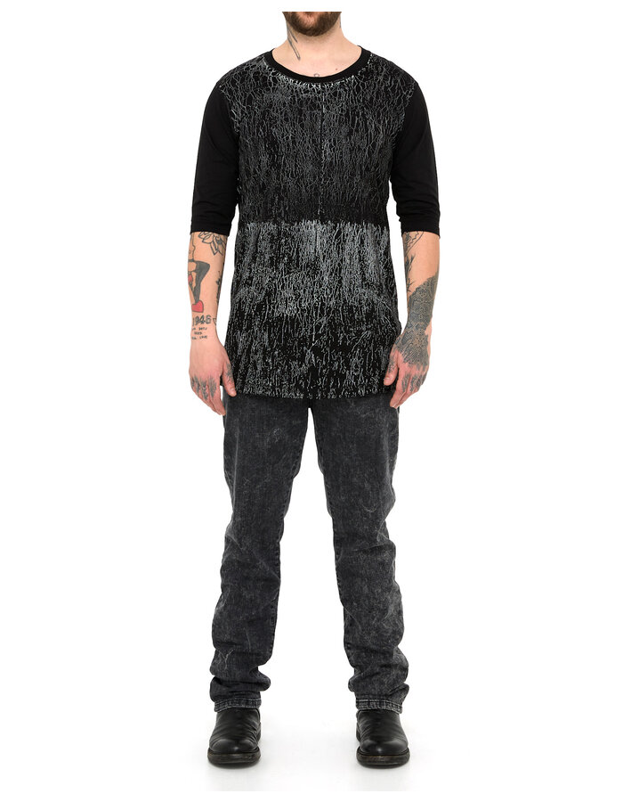 LA HAINE INSIDE US 3M PRINTED 3/4 T-SHIRT