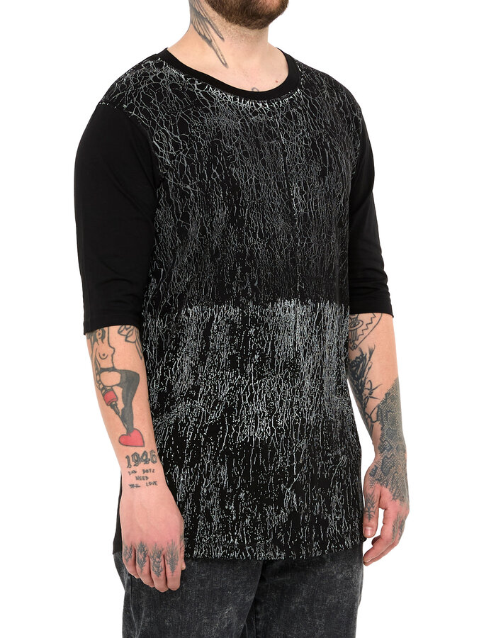 LA HAINE INSIDE US 3M PRINTED 3/4 T-SHIRT