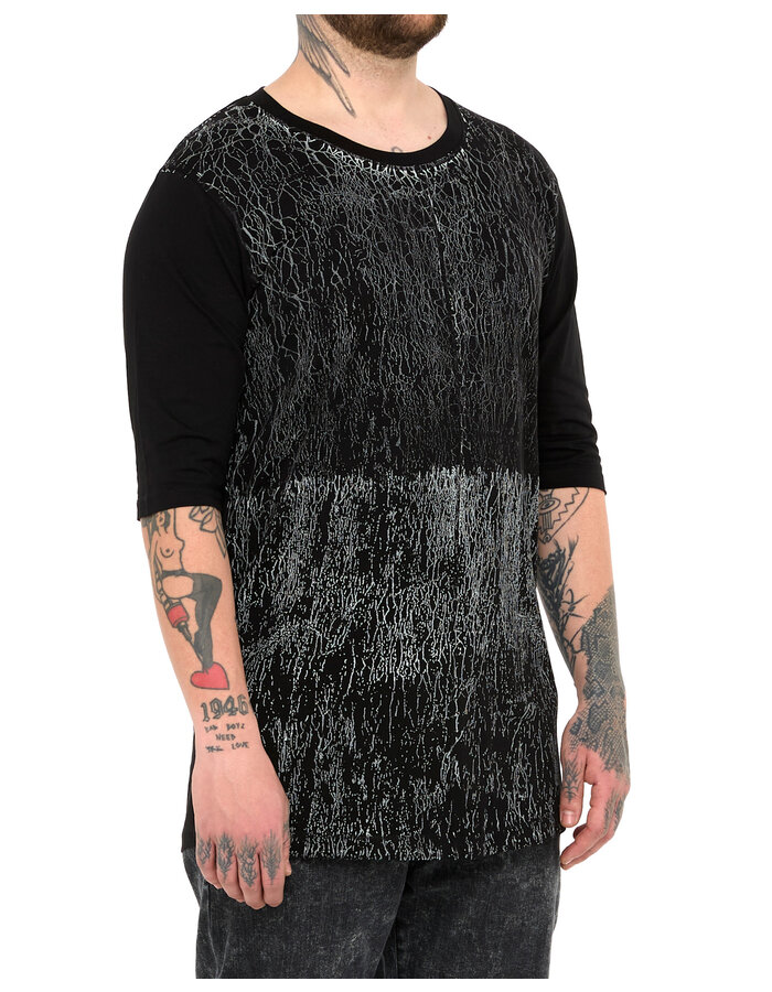 LA HAINE INSIDE US 3M PRINTED 3/4 T-SHIRT