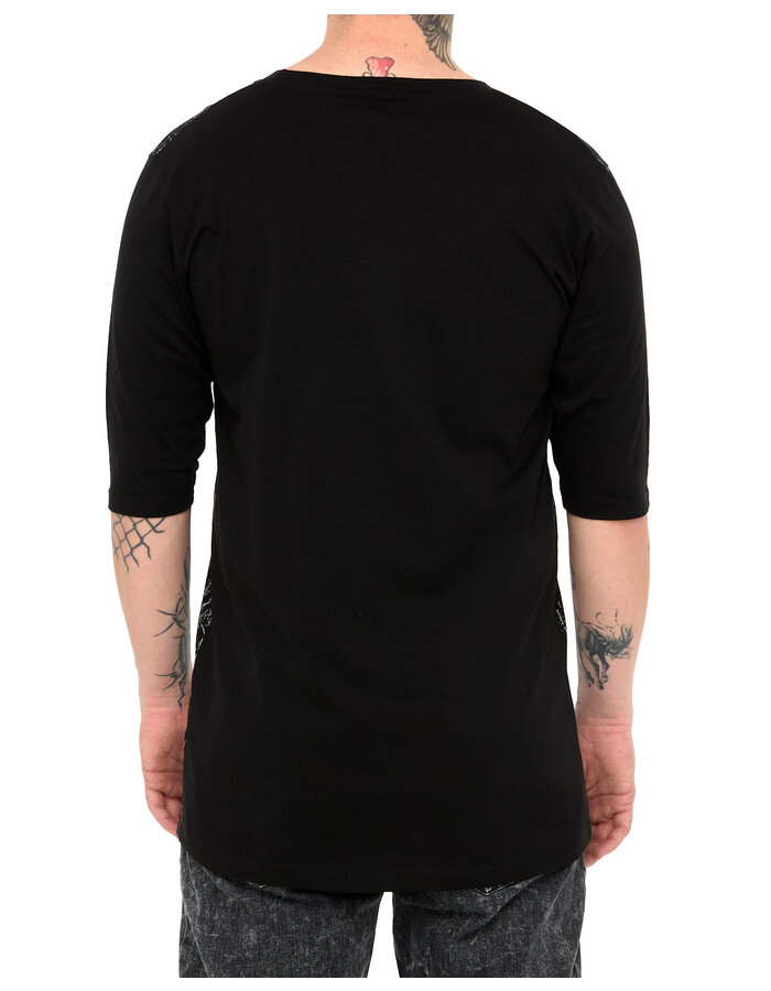 LA HAINE INSIDE US 3M PRINTED 3/4 T-SHIRT