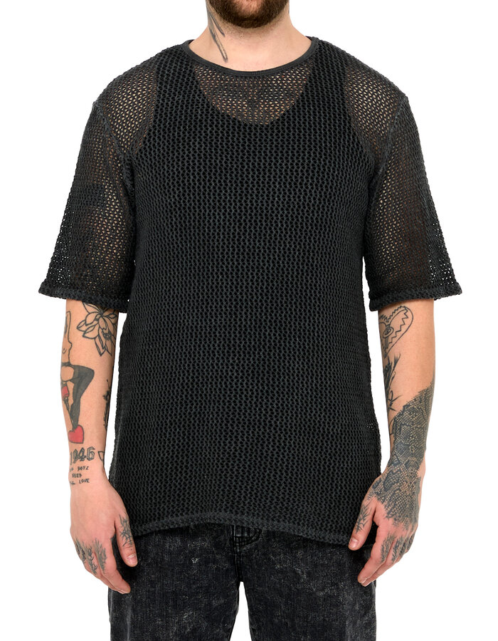 LA HAINE INSIDE US NET T-SHIRT - BLACK