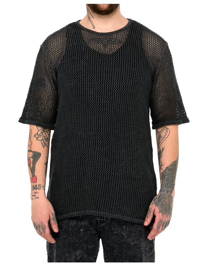 LA HAINE INSIDE US NET T-SHIRT - BLACK