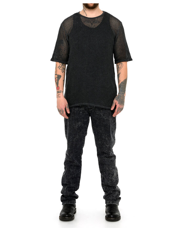 LA HAINE INSIDE US NET T-SHIRT - BLACK