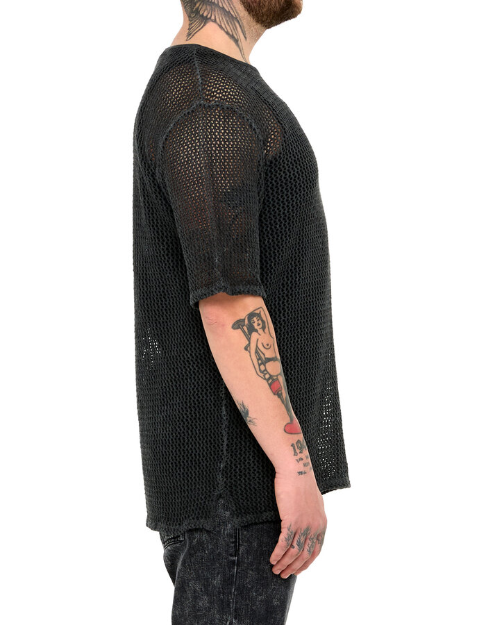 LA HAINE INSIDE US NET T-SHIRT - BLACK
