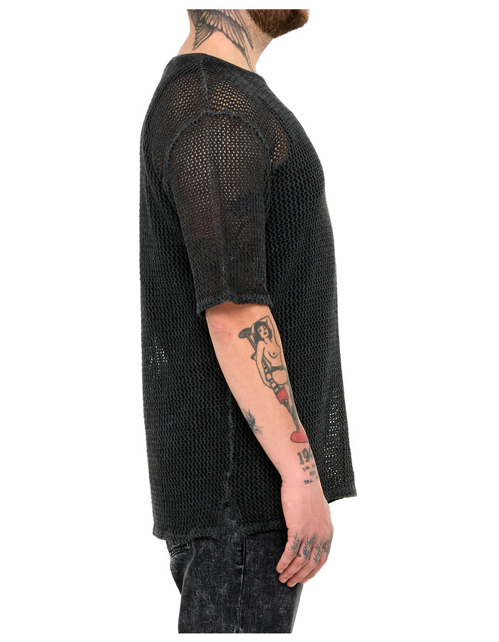 LA HAINE INSIDE US NET T-SHIRT - BLACK