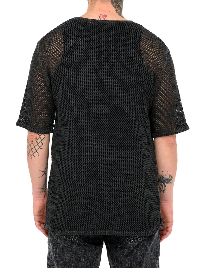 LA HAINE INSIDE US NET T-SHIRT - BLACK