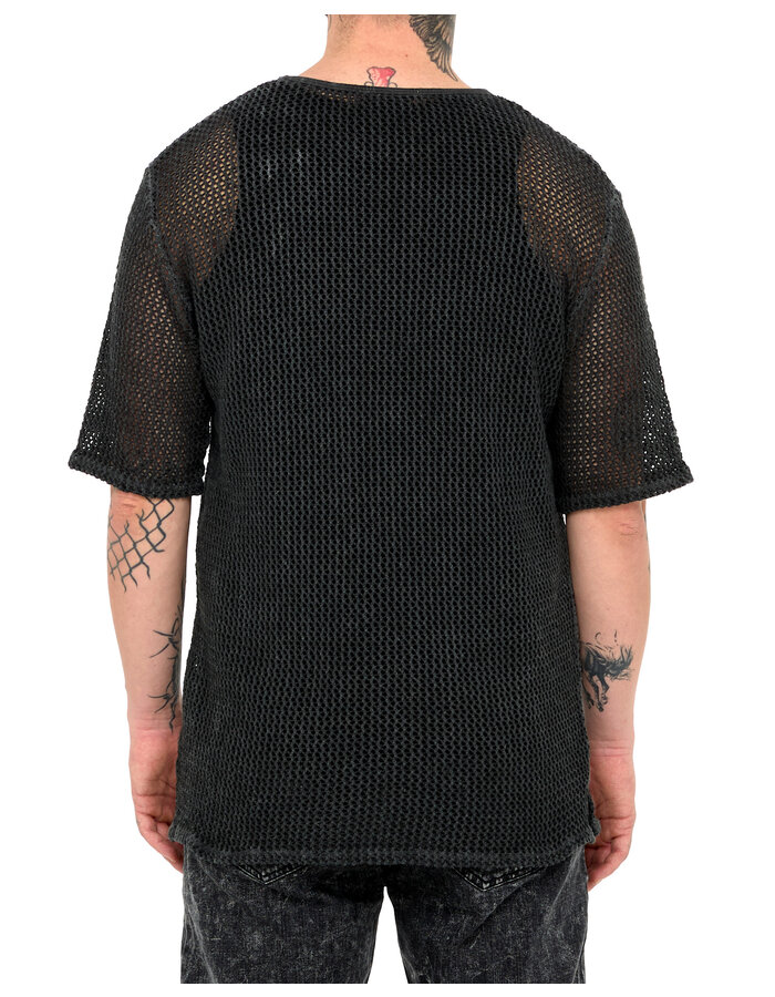 LA HAINE INSIDE US NET T-SHIRT - BLACK