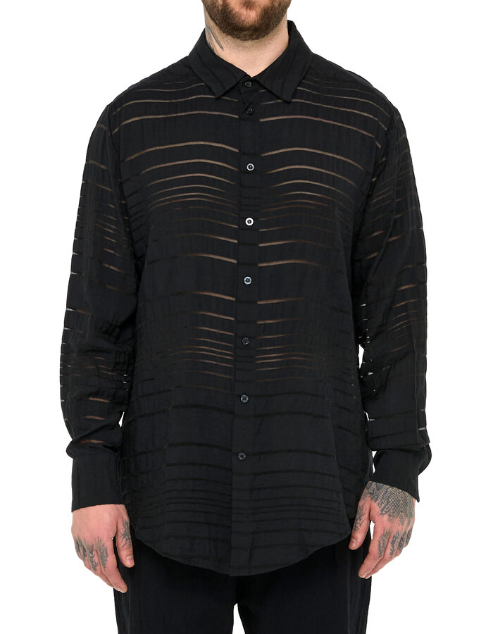 LA HAINE INSIDE US DEVORE VISCOSE SHIRT