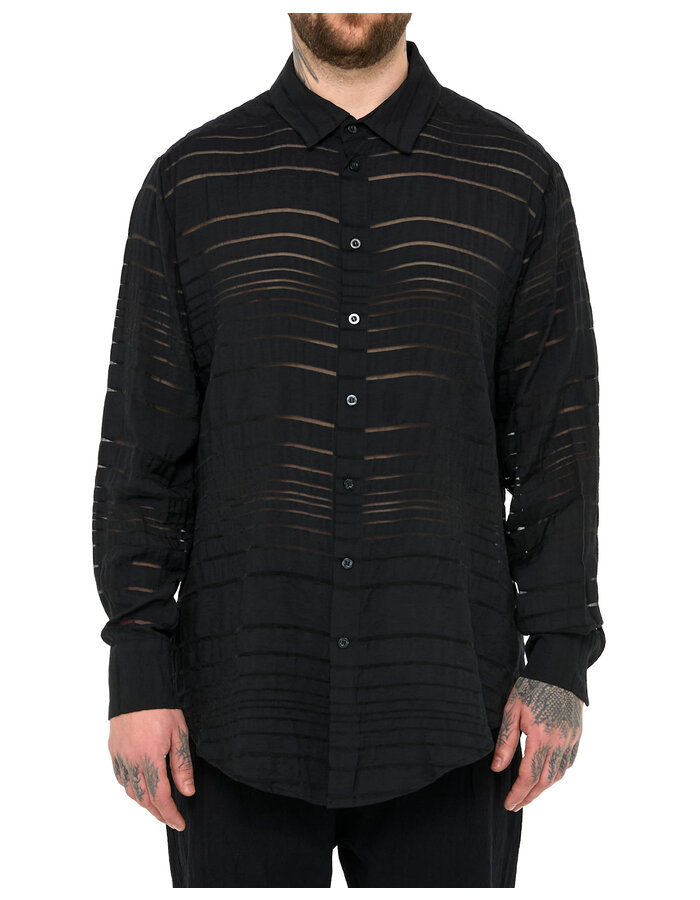 LA HAINE INSIDE US DEVORE VISCOSE SHIRT