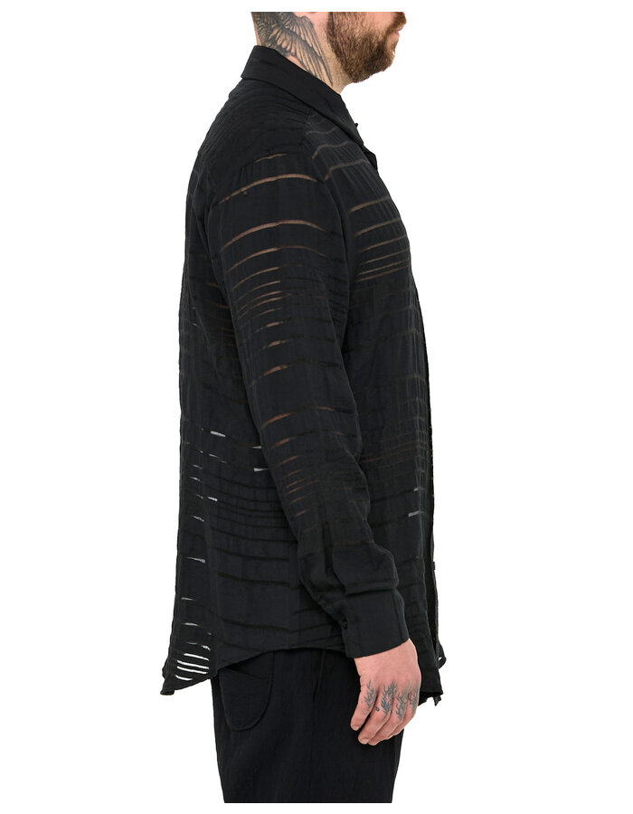 LA HAINE INSIDE US DEVORE VISCOSE SHIRT
