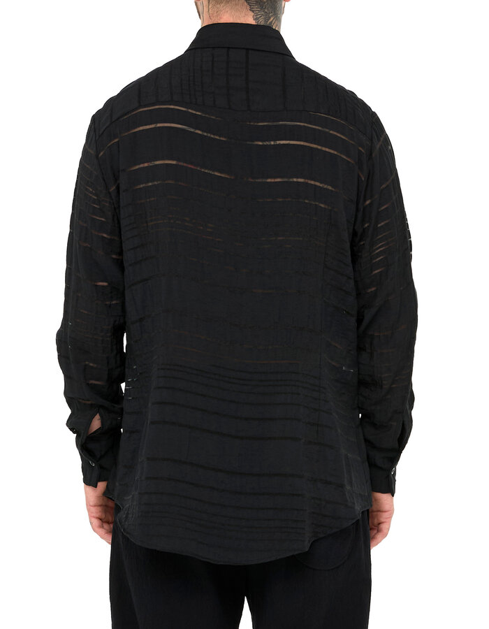 LA HAINE INSIDE US DEVORE VISCOSE SHIRT