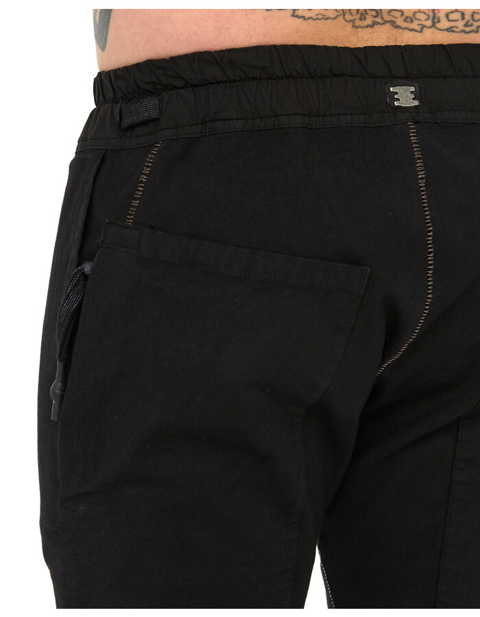 69 BY ISAAC SELLAM COTTON CANVAS 6 POCKET TROUSER - BLACK