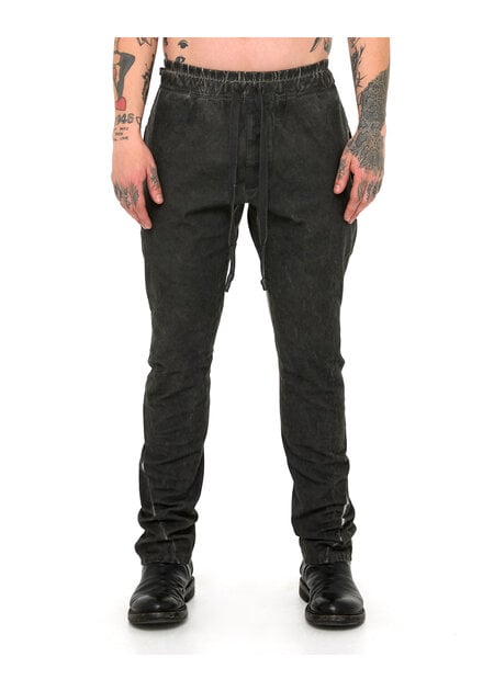 69 BY ISAAC SELLAM COTTON CANVAS 6 POCKET TROUSER - LEAD