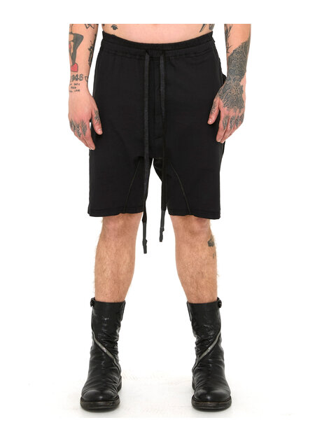 69 BY ISAAC SELLAM STRETCH COTTON NEW SHORT - BLACK