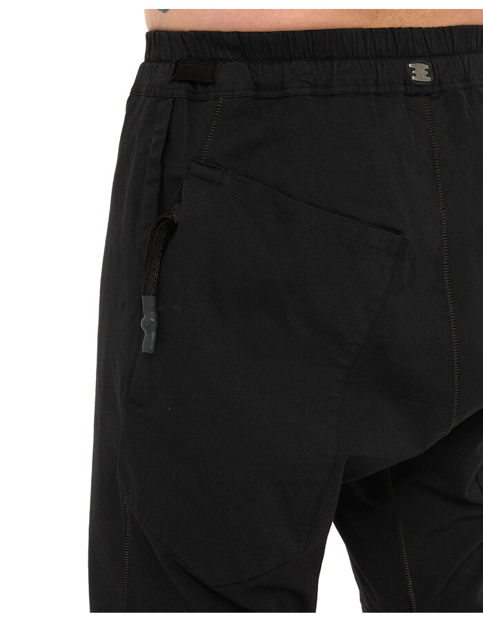 69 BY ISAAC SELLAM STRETCH COTTON NEW SHORT - BLACK