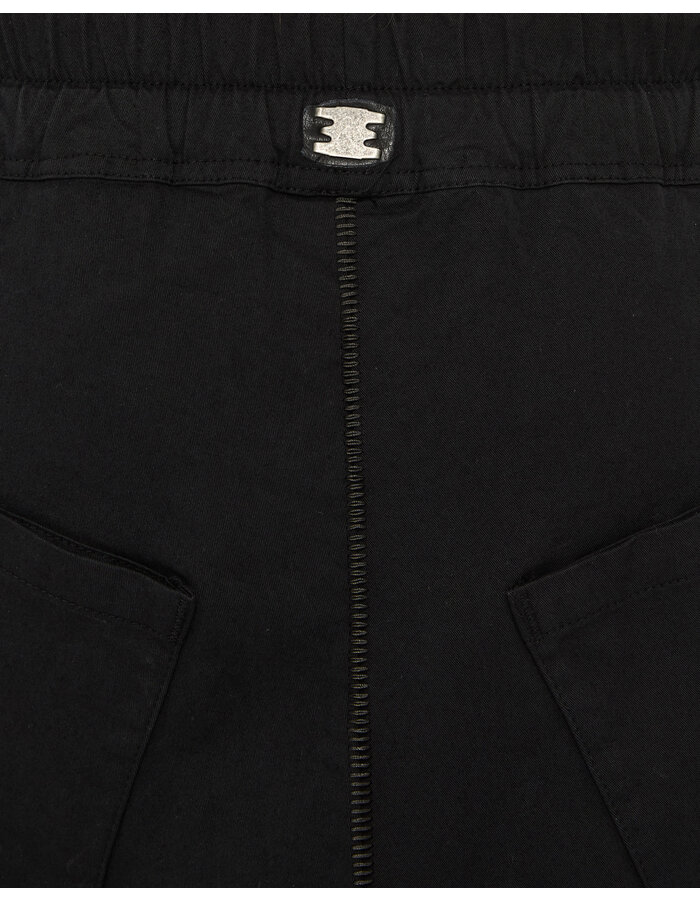 69 BY ISAAC SELLAM STRETCH COTTON NEW SHORT - BLACK