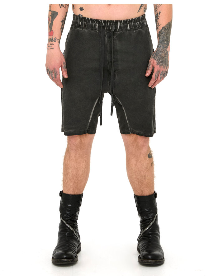 69 BY ISAAC SELLAM STRETCH COTTON NEW SHORT - LEAD