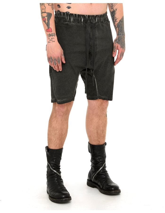 69 BY ISAAC SELLAM STRETCH COTTON NEW SHORT - LEAD