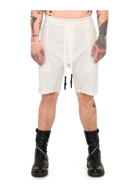 69 BY ISAAC SELLAM STRETCH COTTON NEW SHORT - WHITE