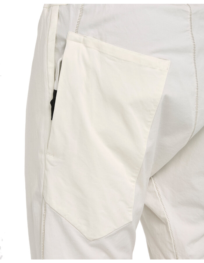 69 BY ISAAC SELLAM STRETCH COTTON NEW SHORT - WHITE