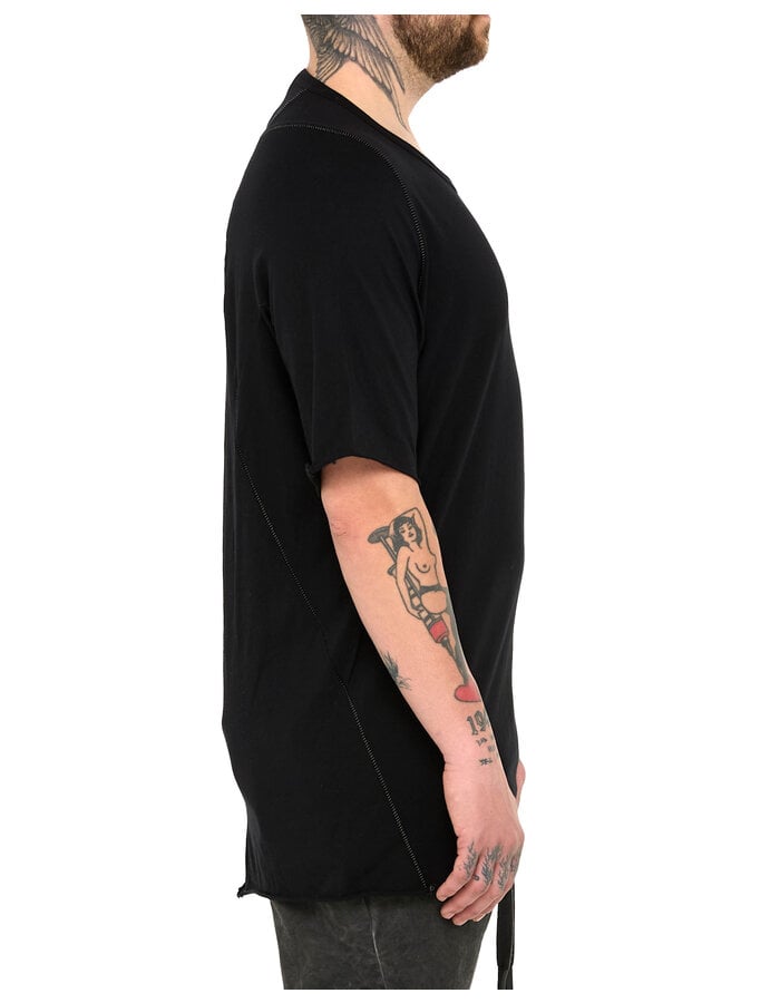 69 BY ISAAC SELLAM COTTON JERSEY ROYAL T-SHIRT - BLACK