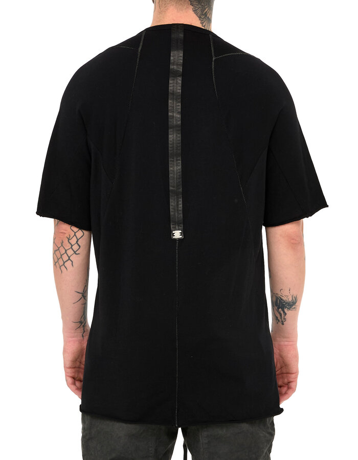 69 BY ISAAC SELLAM COTTON JERSEY ROYAL T-SHIRT - BLACK