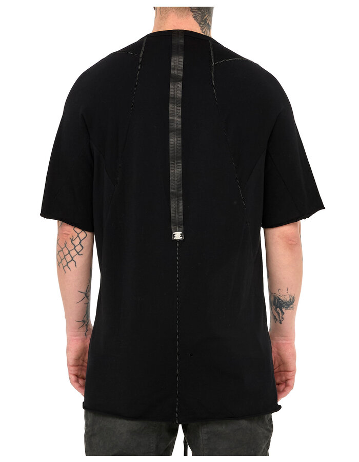 69 BY ISAAC SELLAM COTTON JERSEY ROYAL T-SHIRT - BLACK