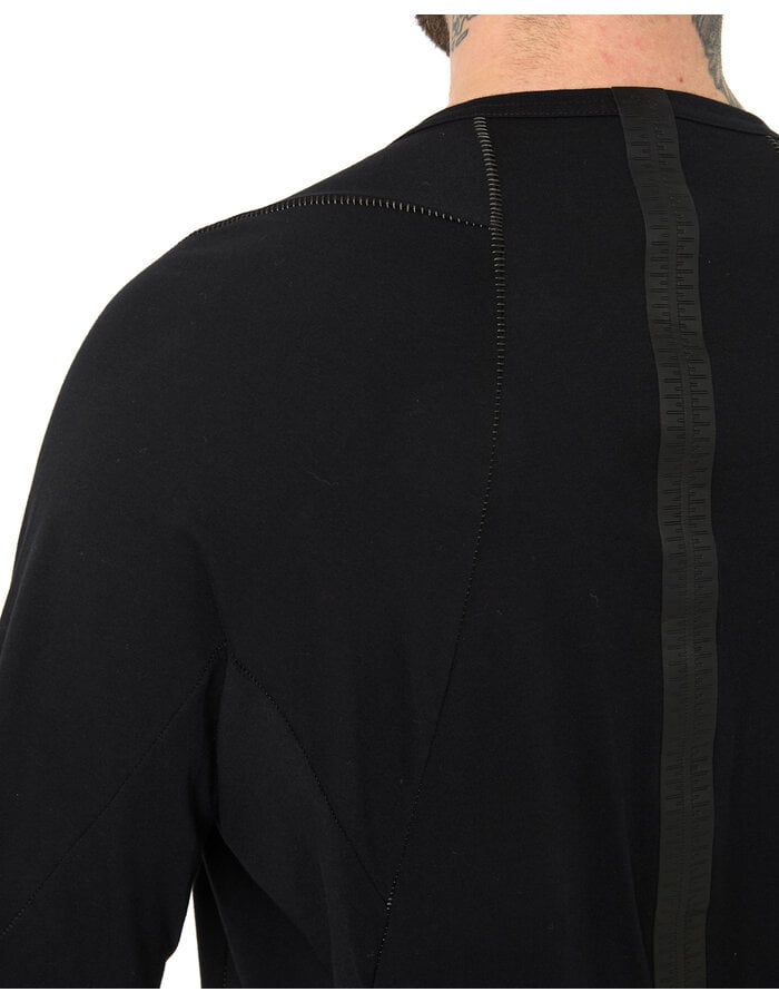 69 BY ISAAC SELLAM COTTON JERSEY ROYAL T-SHIRT - BLACK
