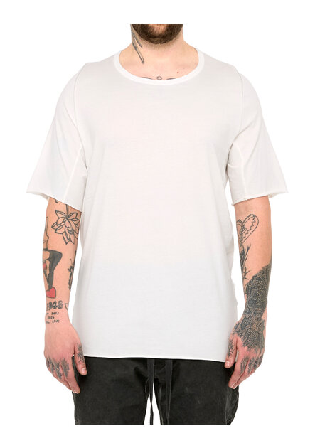 69 BY ISAAC SELLAM COTTON JERSEY ROYAL T-SHIRT - WHITE