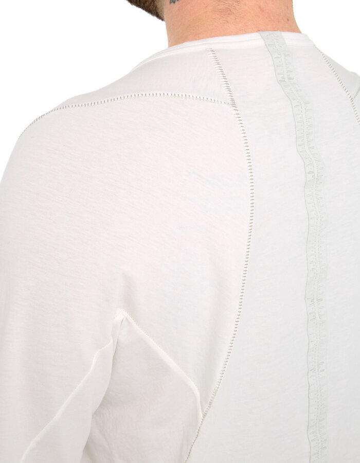 69 BY ISAAC SELLAM COTTON JERSEY ROYAL T-SHIRT - WHITE
