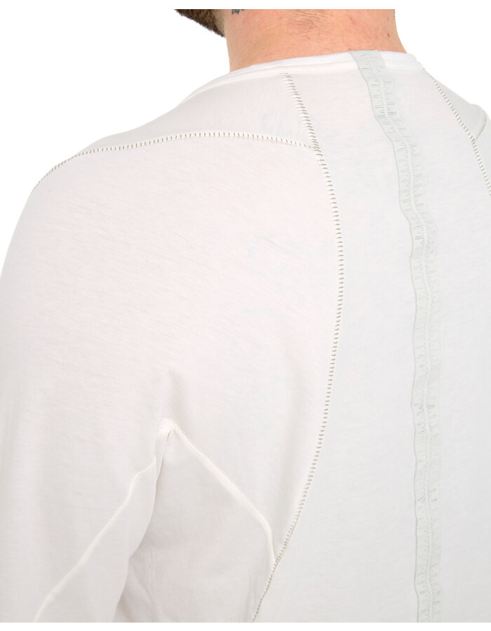 69 BY ISAAC SELLAM COTTON JERSEY ROYAL T-SHIRT - WHITE