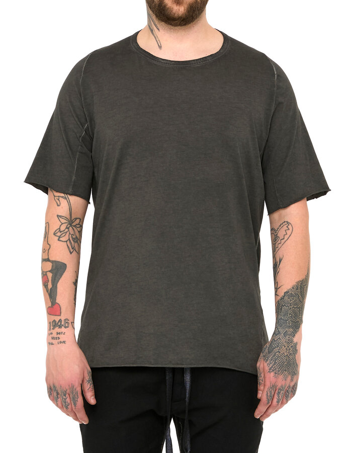69 BY ISAAC SELLAM COTTON JERSEY ROYAL T-SHIRT - LEAD