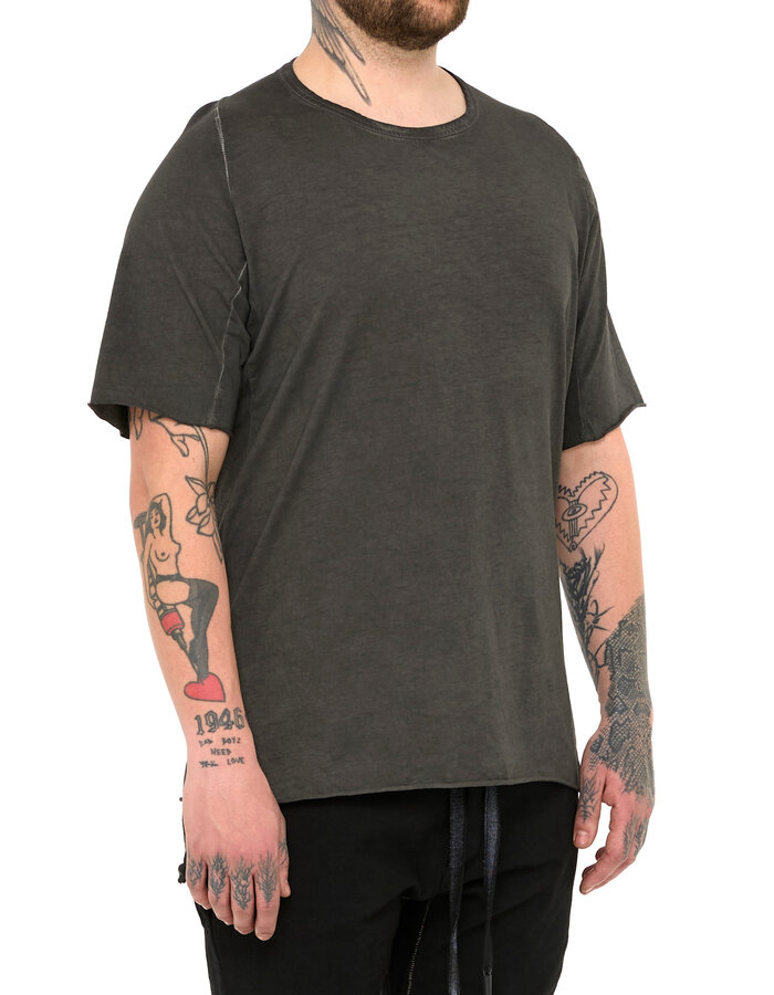 69 BY ISAAC SELLAM COTTON JERSEY ROYAL T-SHIRT - LEAD
