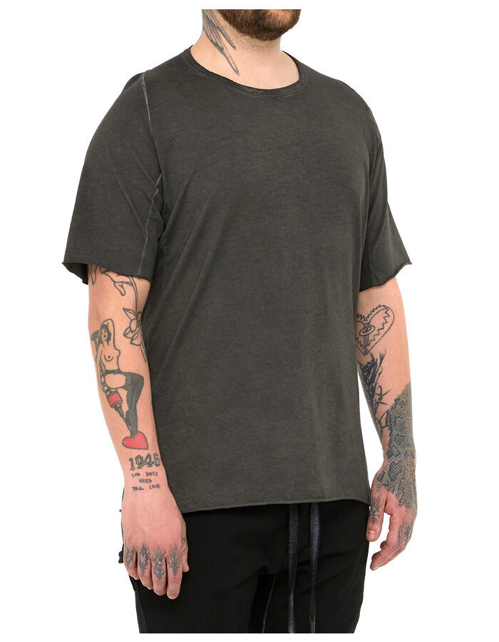 69 BY ISAAC SELLAM COTTON JERSEY ROYAL T-SHIRT - LEAD