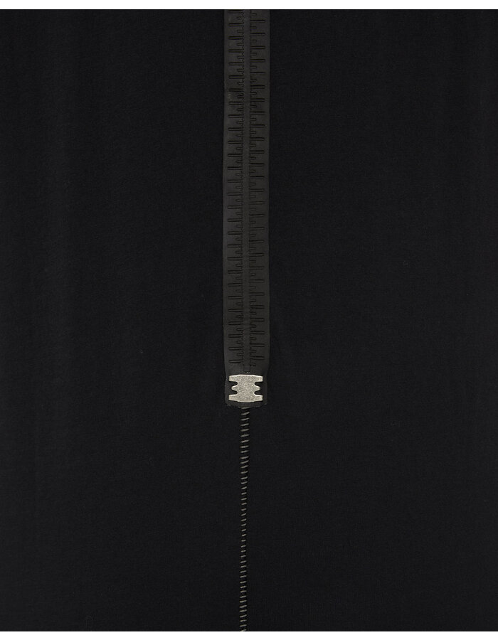 69 BY ISAAC SELLAM COTTON JERSEY DEBARDEUR CUT-OFF - BLACK