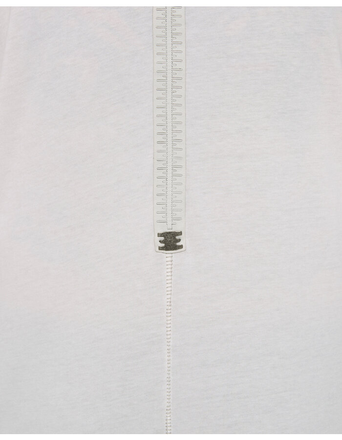 69 BY ISAAC SELLAM COTTON JERSEY DEBARDEUR CUT-OFF - WHITE