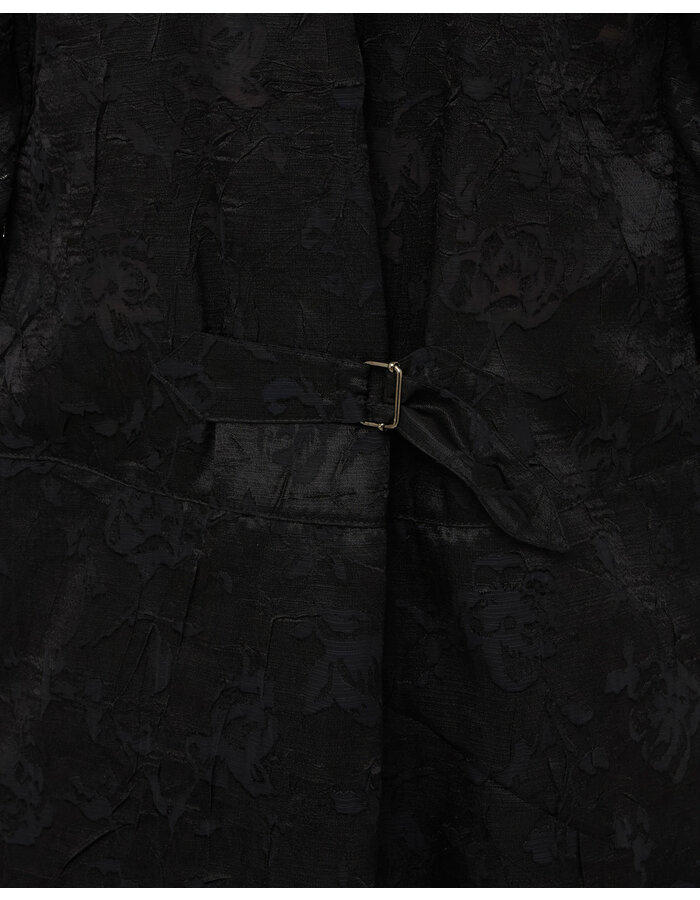 SANDRINE PHILIPPE TRIPLE LAYERED DEVORE SILK SHIRT