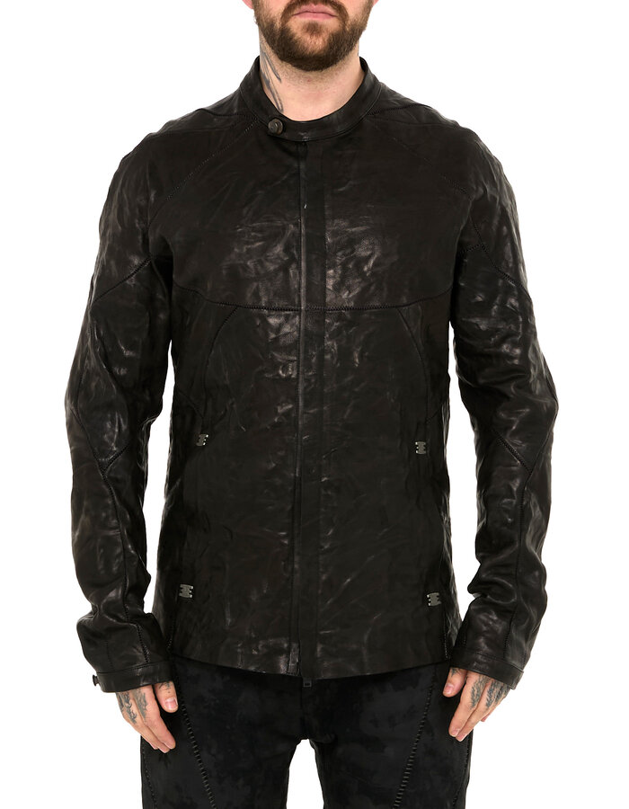 ISAAC SELLAM EXPERIENCE MUSCULAIRE LAMBSKIN JACKET