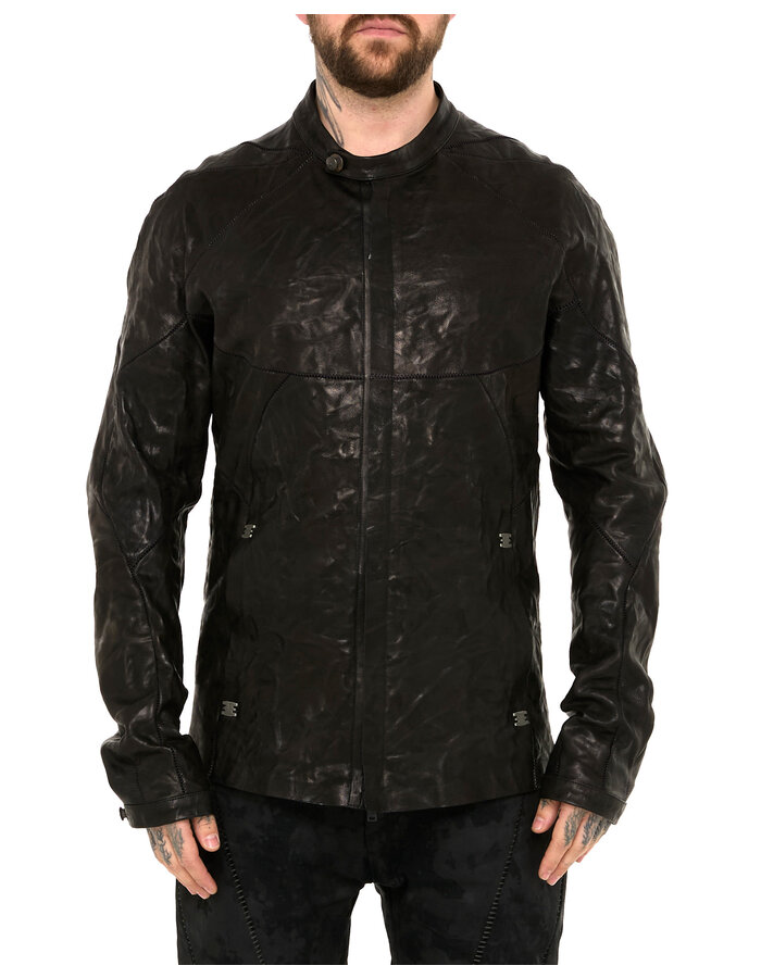ISAAC SELLAM EXPERIENCE MUSCULAIRE LAMBSKIN JACKET